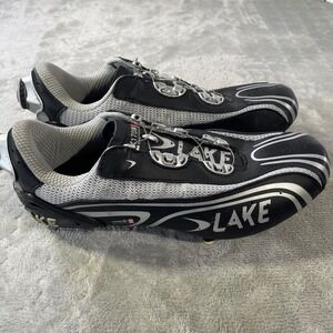 Lake CX170 1988 Gavia Edition Mens‎ 41 US 7 Black Cycling Shoes BOA